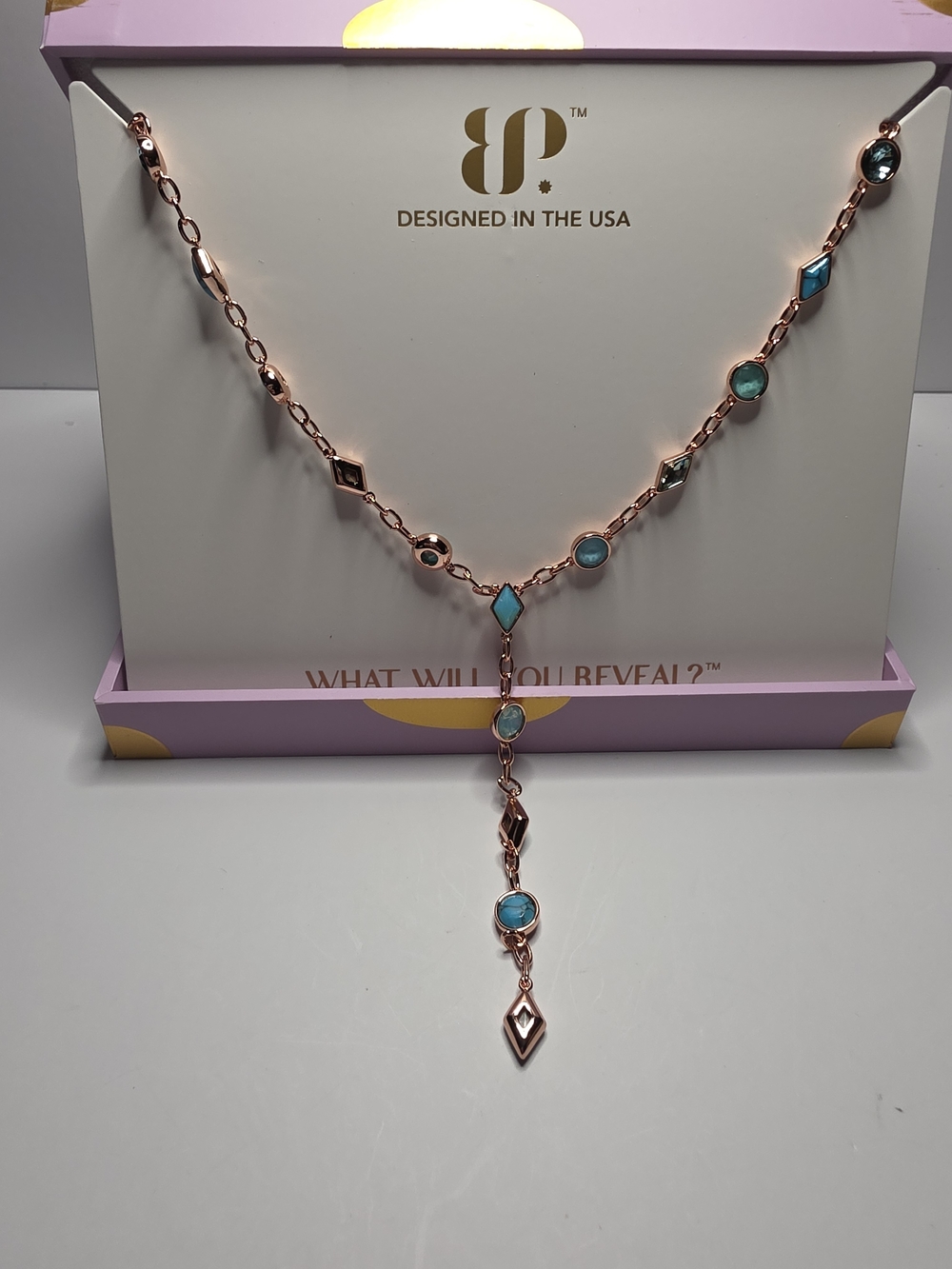 BP Jewel Candy Chasing Horizons Rose Gold Necklace In Santa Fe Dreams